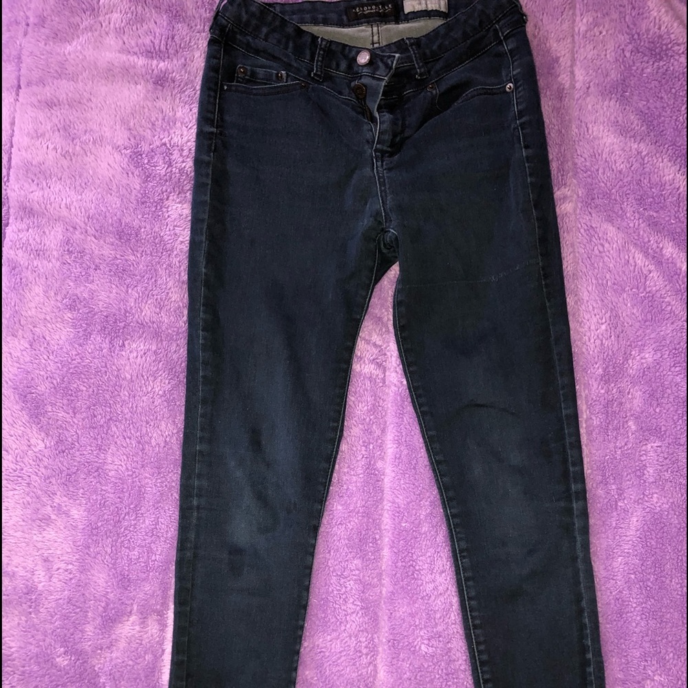 Dark was aero jeans